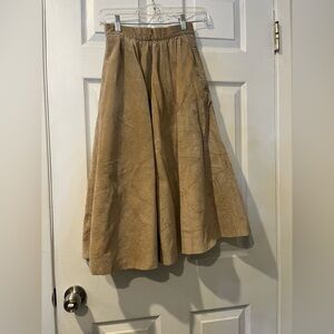 Vintage Sears Best Tan Corduroy Skirt - Size Juniors 0